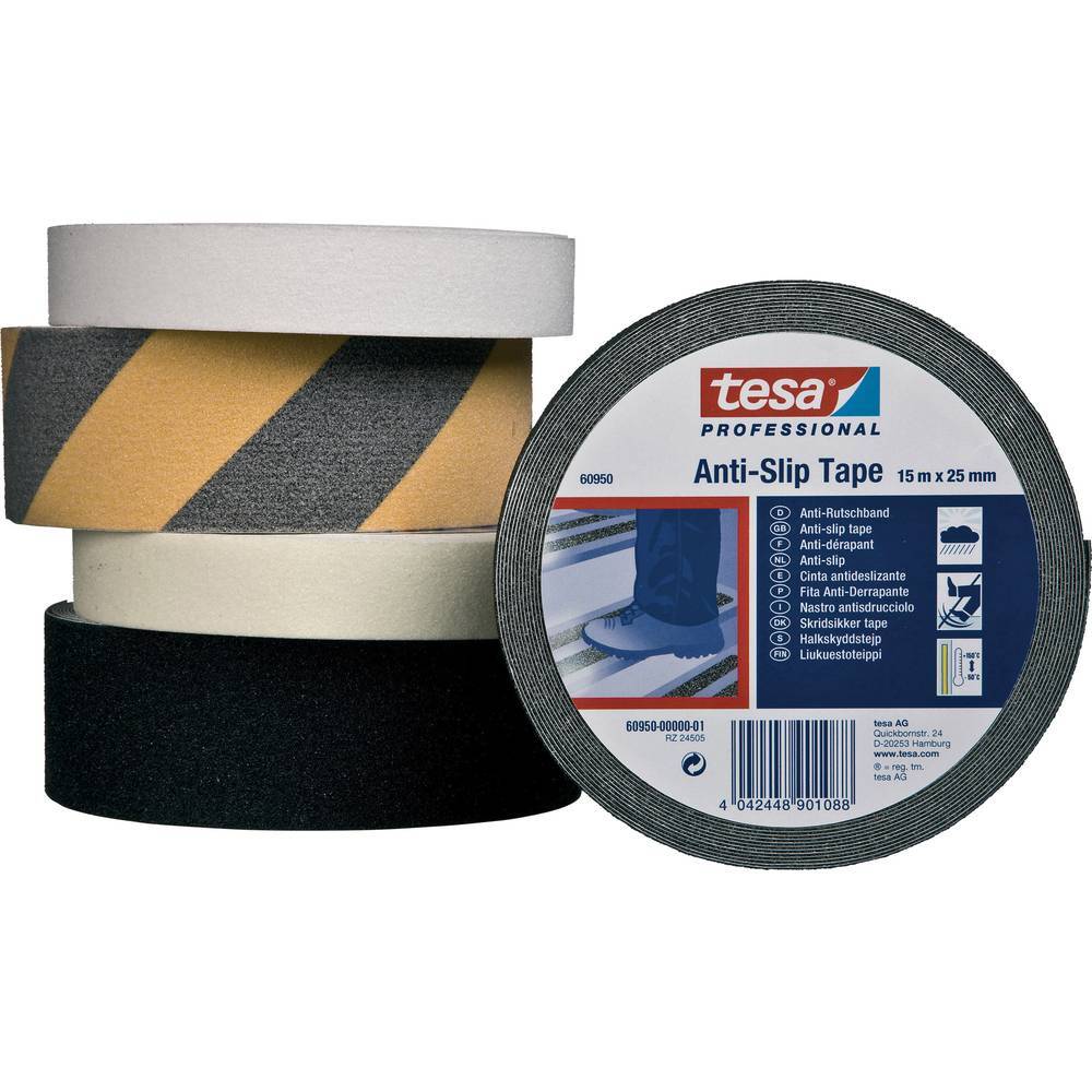 tesa Tesa 60950-00000-00 Nastro antiscivolo tesa® Professional Nero (L x L) 15