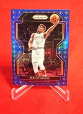 Malik Monk 75th Anniversary Blue Diamond 2021 Prizm Basketball Card #56