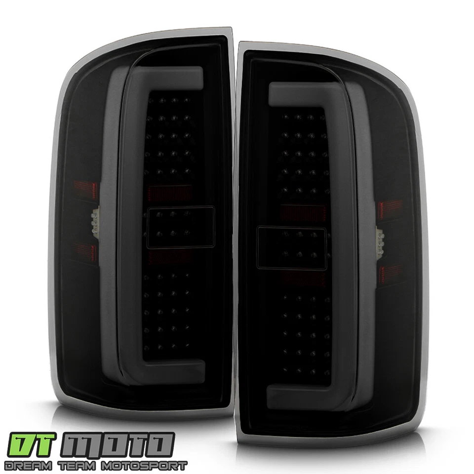For 2015-2022 GMC Canyon/Chevy Colorado Black Smoked Full LED Tail Lights Lamps - Image 3 of 4