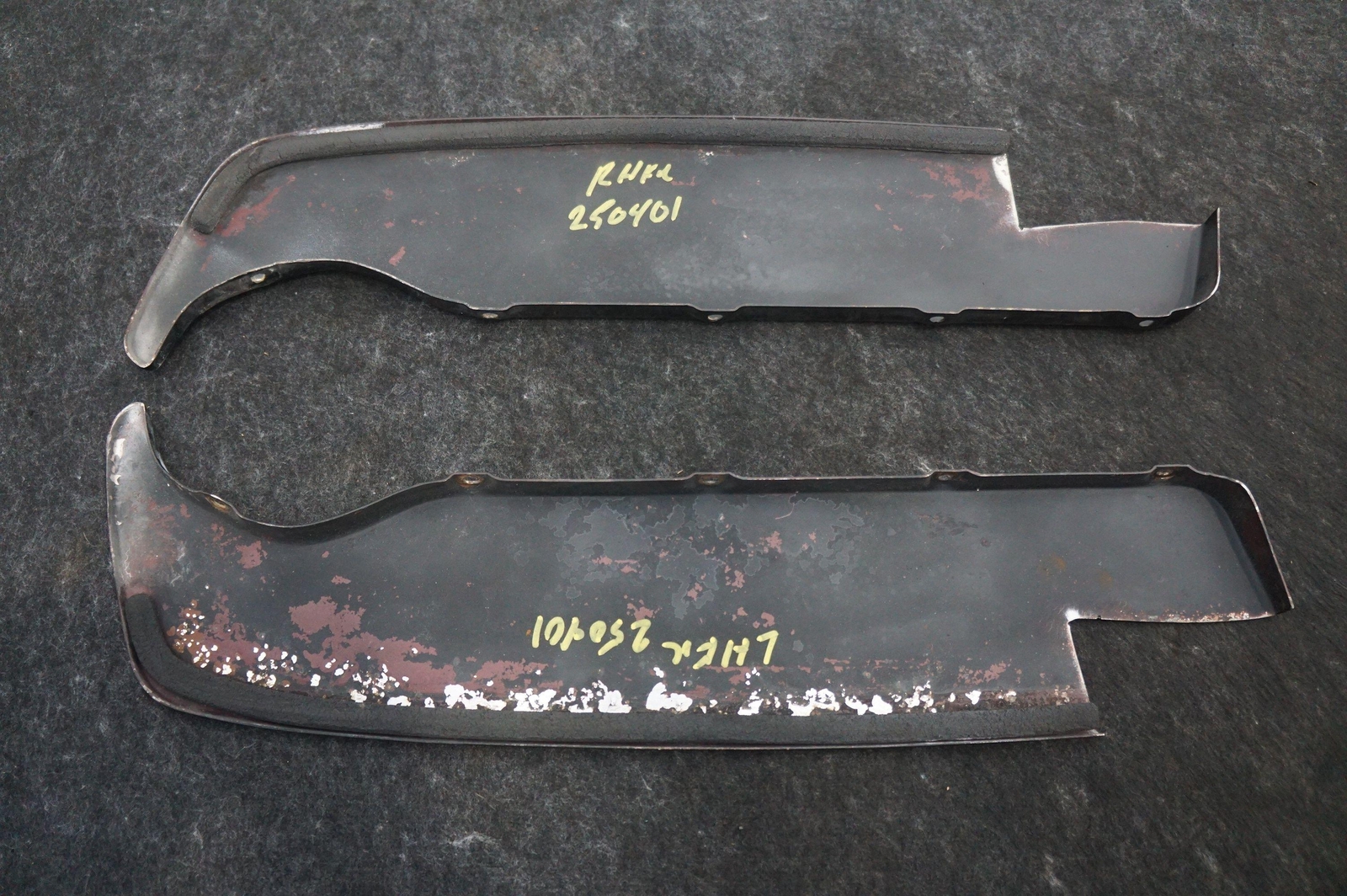 Set Front Left Right Bumper Filler Trim Rolls Royce Silver Shadow 1973 *Note*