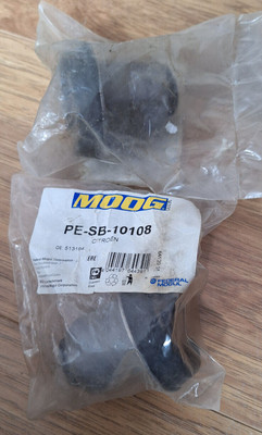 2X Moog PE-SB-10108 Rear Right Left Axle Beam Mounting Bush 65mm X 48.6mm