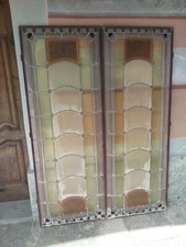 Antica coppia vetrate cattedrali