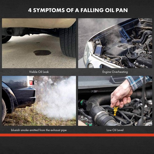 Engine Oil Pan w/ Bolts for Dodge Durango 2011-2015 Jeep WK2 Grand Cherokee 5.7L - Picture 6 of 8
