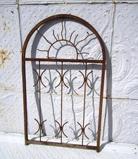 36" Sun Architectural Wall Hanging - Wrought Iron Wall Art