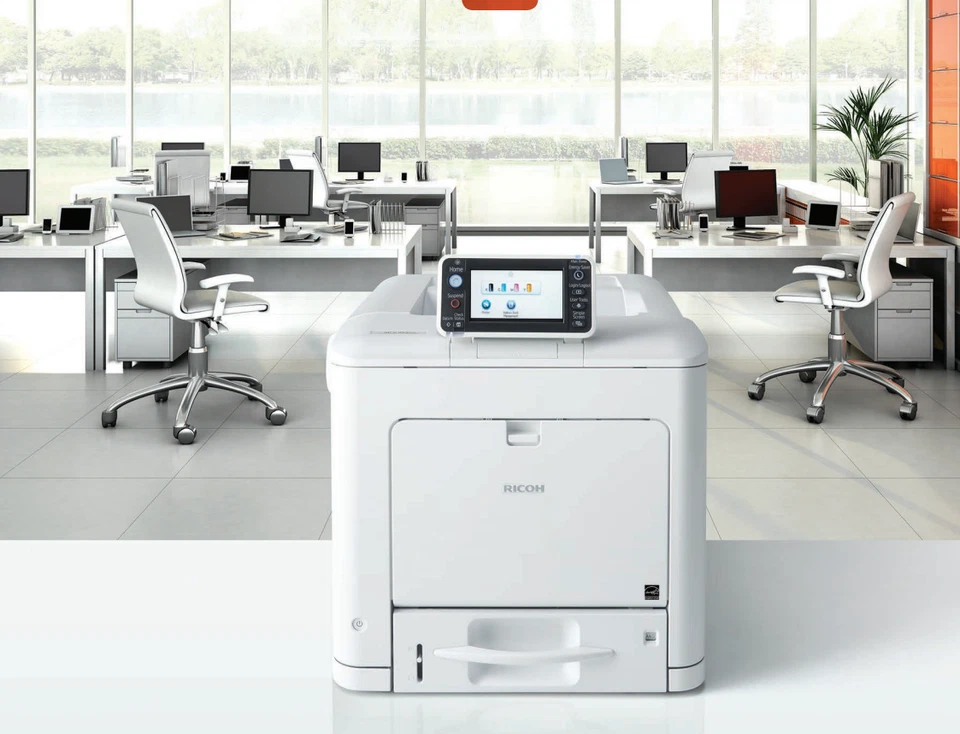 RICOH SP C352DN DUPLEX NETWORK HOME OFFICE 30PPM APP A4 COLOUR LASER PRINTER - Image 3 of 4