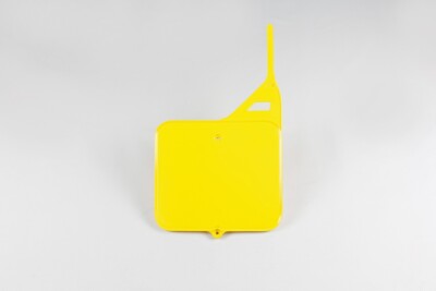 UFO Yellow Front Number Plate Suzuki RM125/250 82-95, RM465 82, RM500 83-84