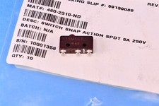 Honeywell Snap Action Micro Switch SPDT Chassis Mount 5A 11SM1-T