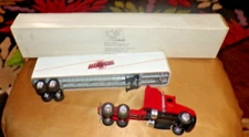 ERTL 1:64 Hill Brothers METAL TRUCK Kenworth T600A TRACTOR TRAILER Omaha, NE