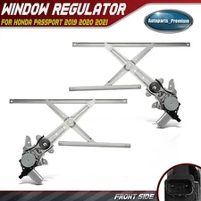 2x Front LH & RH Power Window Regulator w/ Motor Assy for Honda Passport 19-21