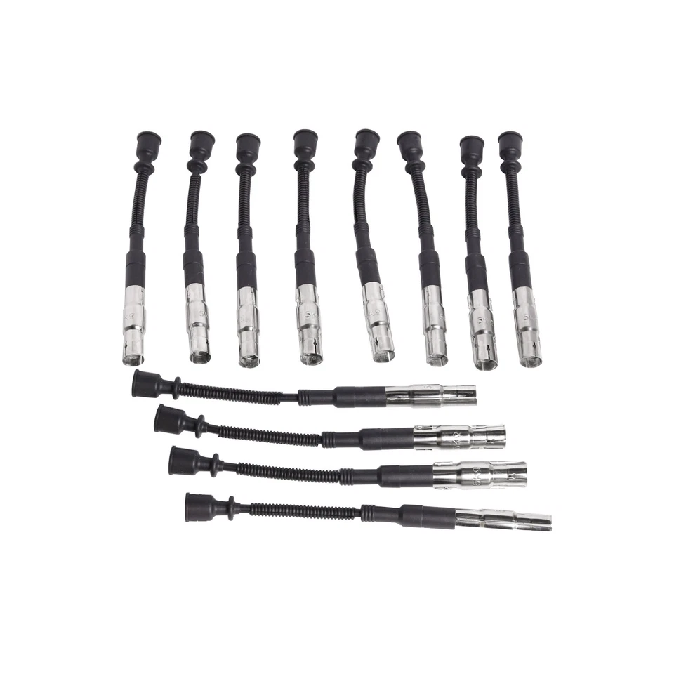 Juego de 12 bujías y cables Denso Platinum para Mercedes-Benz C240 2001-2005 2,6 L V6 Foto 3 de 4