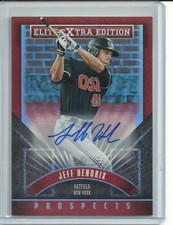 JEFF HENDRIX 2015 Elite Extra Edition Prospects Autograph RC #124 Yankees !!!