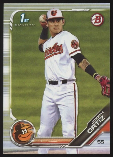 Joseph Ortiz Baltimore Orioles 2019 Bowman Draft 1st Bowman Card