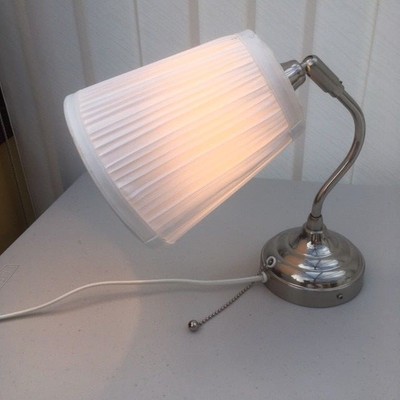 Ikea Arstid Decorative Wall Lamp Nickel Stainless Steel Plated