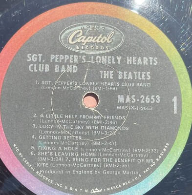 UK初版/Sgt. Pepper's Lonely Hearts Club The Beatles – Sgt. Pepper's Lonely Hearts Club Band – Vinyl