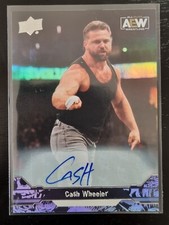2023 AEW Cash Wheeler Base AUTO Trading Card Upper Deck #90177