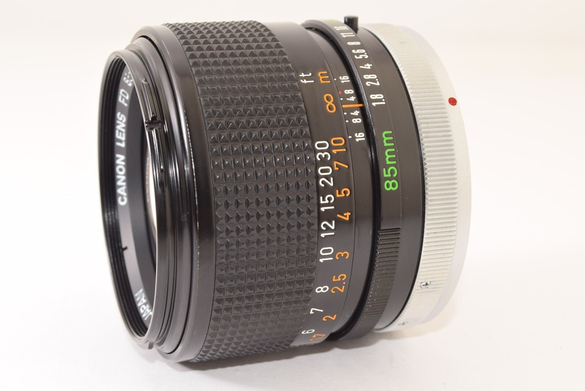 ★良品★キヤノン Canon FD 85mm F1.8 SSC S.S.C. TOP MINT】CANON FD 85mm F/1.8 S.S.C. SSC MF Portrait Lens FD