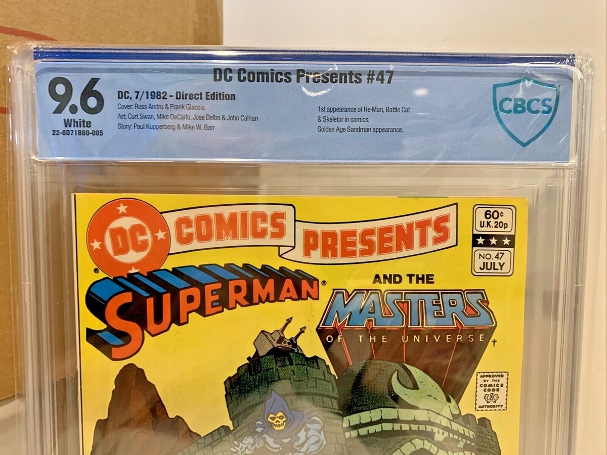 DC Comics Presents #47 1st He-Man meets Superman 9.6 White Pages