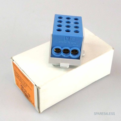Pollmann Main Line Junction Terminal HLAK35-1/4-P Light Blue (2pcs) original box