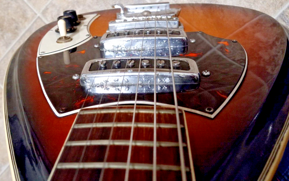 Kawai PM-2V vintage teardrop electric guitar '60s Domino Teisco