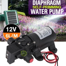 12V Water Pump 130PSI Self Priming Pump Diaphragm High Pressure RV Auto Switch