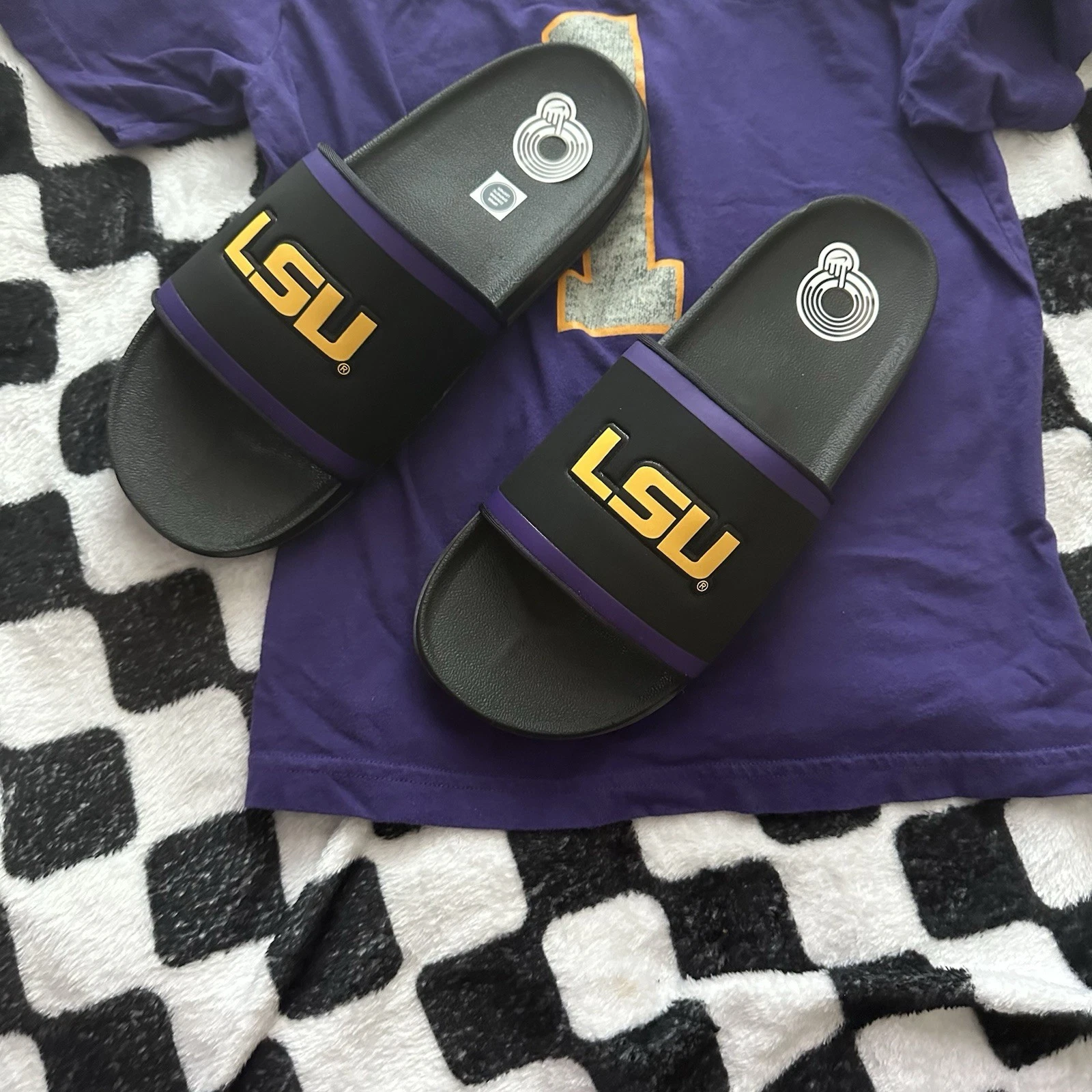 SLIDES NIKE OFF COURT LSU UOMO NUOVE TAGLIA 11