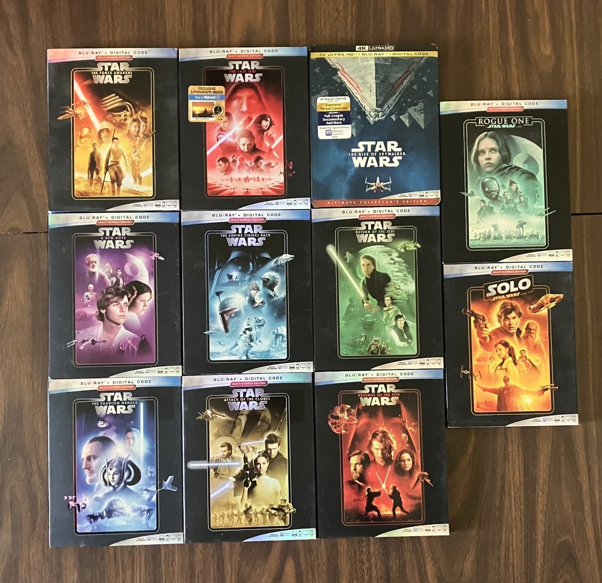 ✓ Star Wars Complete Saga I-XI Skywalker Trilogy Prequel SOLO 1