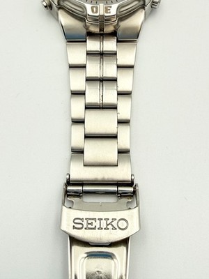 SEIKO Chronograph 7T32-6K50 Yellow Dial 200M Men Quartz Watch