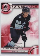 2023-24 SP Authentic Future Watch Red Limited Ryan Winterton #186 5b1