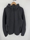 Nike Men’s Sportswear Dark Gray Black Tech Fleece Full Zip Hoodie Size XL