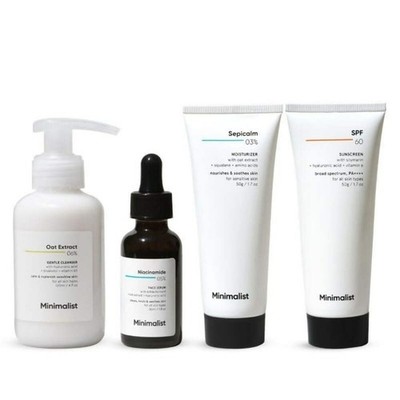 Minimalist Daily Skincare Routine For Sensitive Skin & Damaged Barrier CSMS (Cle