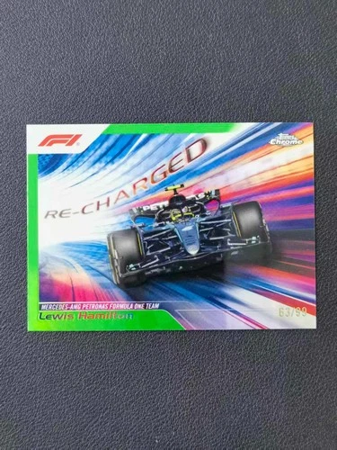 2024 Topps Chrome F1 Lewis Hamilton Re-Charged Green 63/99 #RECH-6 CXY