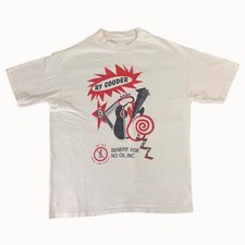 Ry Cooder Benefit For No Oil Inc TShirt White Classic Unisex S-5XL LI864