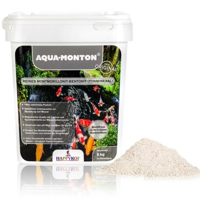 HAPPYKOI  AQUA-MONTON  reines Montmorillonit-Bentonit Tonmineral