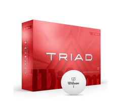 Wilson Triad Golf Ball, White, 12pk. new