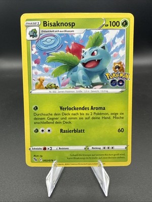 Bisaknosp 2/78 Non  Holo Pokemon GO TCG Niantic PGO 2022 NM Deutsch