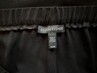 EILEEN FISHER Silk Georgette Crepe Pants Black - Size Medium M - NTSF — photo 2