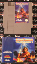 Wizards Warriors II Iron Sword Nintendo NES w/manual Authentic Tested