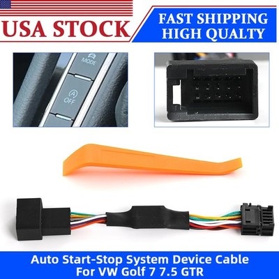 A-OFF Key Button Connector Auto Start Stop Engine Control Cable Eliminator Plug