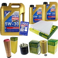 Mann Inspektionspaket 7L Liqui Moly Longlife 5W-30 FüR Mercedes E-Klasse