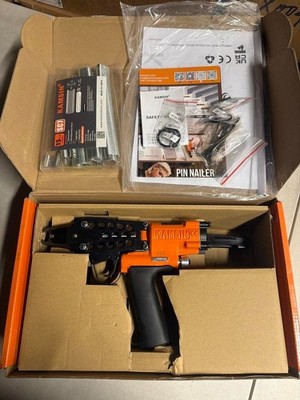 KAMSIN SC7E 15 Ga Pneumatic Hog Ring Gun 3/4-inner Crown 8mm Closure Diamet used