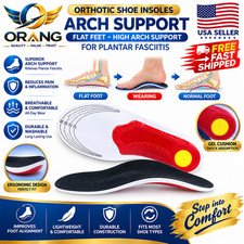 Orthotic Shoe Insoles Inserts Flat Feet High Arch Support for Plantar Fasciitis