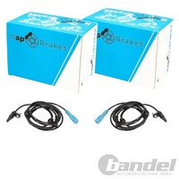 2X Rap ABS-SENSOR Raddrehzahl Hinten Passend FüR CitroËN C5 C6 Peugeot 407