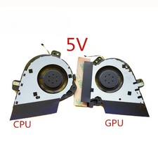 Original LAPTOP CPU GPU Cooling Fan FOR ASUS ROG GU502DU GU502GV GU505 GA502D 5V