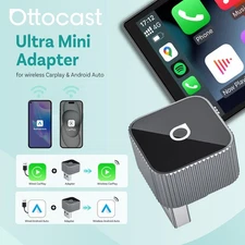 Ottocast 2in1 Wireless Apple CarPlay / Android Auto Adapter USB Plug&Play Dongle