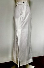 Marni White Denim Maxi Skirt