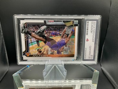 2025-26 Topps Flagship #15 OG ANUNOBY NY Knicks GRADED GEM MINT