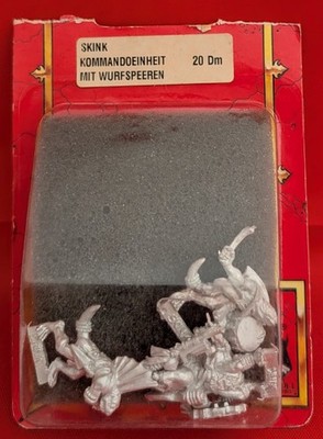 Citadel Miniatures - GW Warhammer - Skink command group ed. 1999 (MiB)
