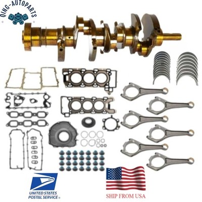 3.0L Engine Rebuild Overhaul Kit Rods Crankshaft For Jaguar Land Rover AJ126 V6