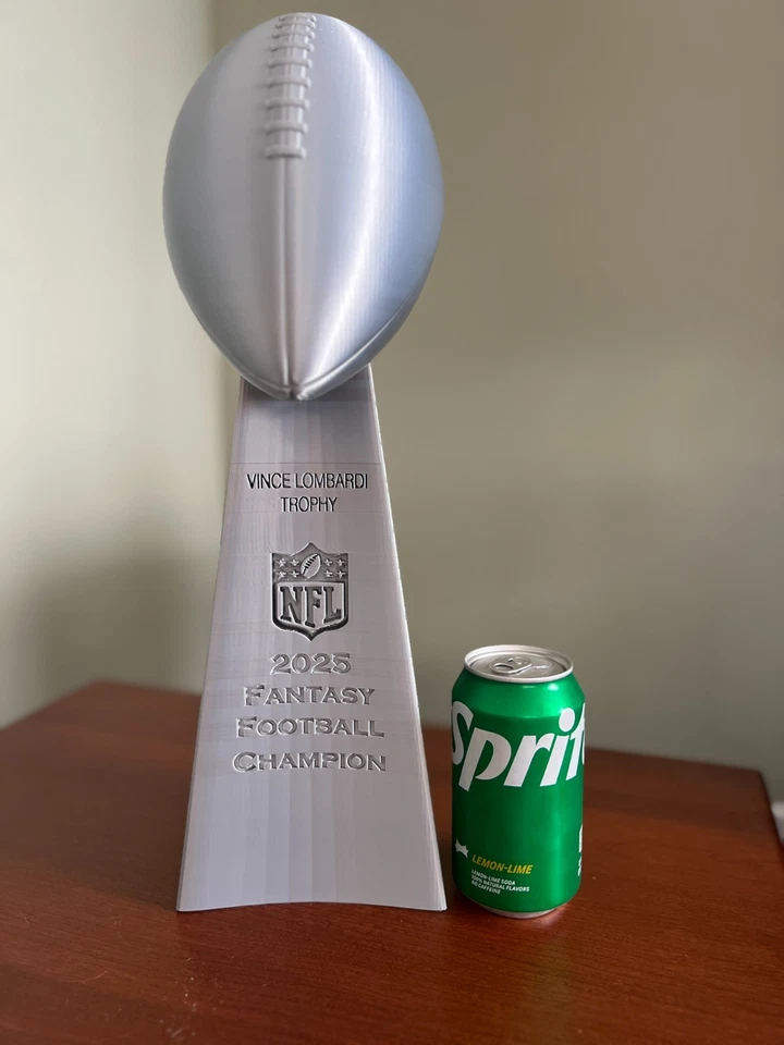 Extra Large 19" Vince Lombardi 2025 Fantasy Football Trophy
