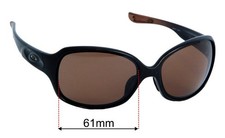 SFx Replacement Sunglass Lenses fits Oakley Drizzle OO9159 - 61mm Wide